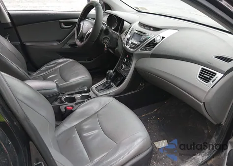 2014 Hyundai Elantra Limited from USA, damaged, VIN 5NPDH4AE5EH483295